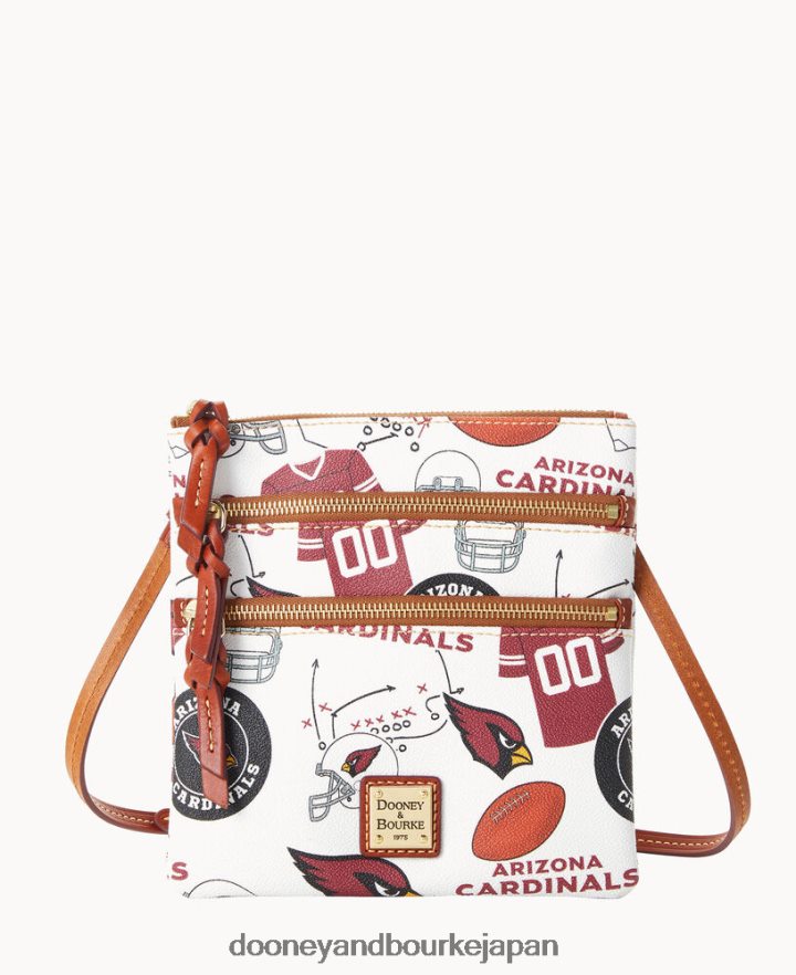 Dooney & Bourke NFL A.S. N s トリプル ジップ クロスボディ 枢機卿 バッグ T6X2XP1741