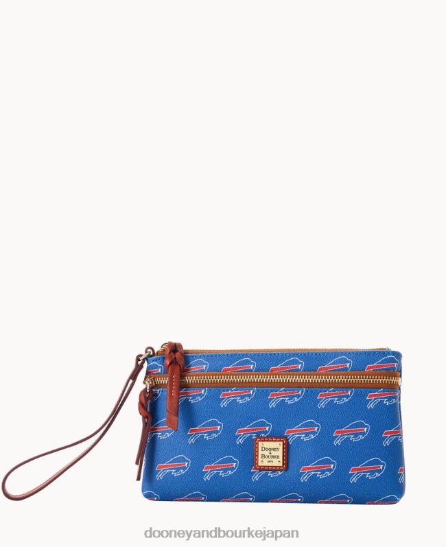 Dooney & Bourke NFL Bills ダブルジップ リストレット A4V004633 アクセサリー バッファロービルズ