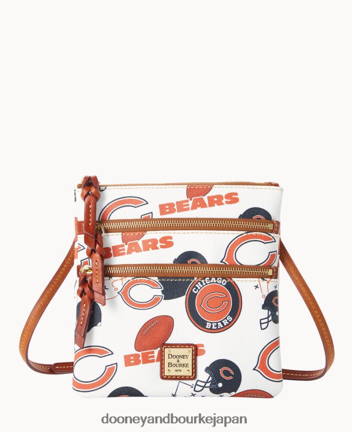 Dooney & Bourke NFL NS トリプル ジップ クロスボディ クマ バッグ T6X2XP1687
