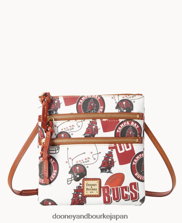 Dooney & Bourke NFL NS トリプル ジップ クロスボディ 海賊たち バッグ T6X2XP1751