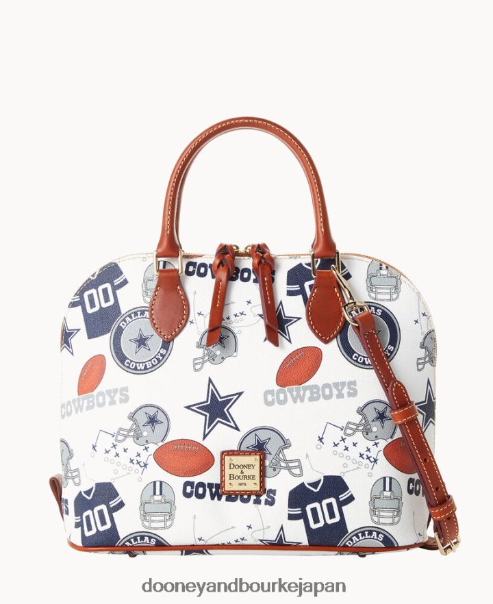 Dooney & Bourke NFL ジップ ジップ サッチェル カウボーイ バッグ T6X2XP264