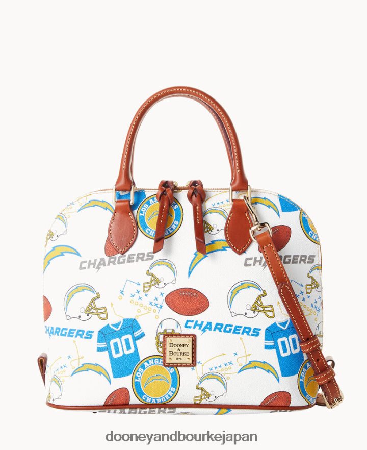 Dooney & Bourke NFL ジップ ジップ サッチェル 充電器 バッグ T6X2XP272