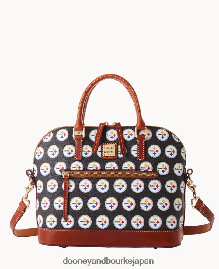 Dooney & Bourke NFLドームジップサッチェル スティーラーズ バッグ T6X2XP283