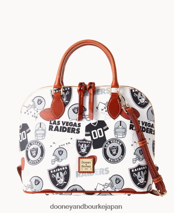 Dooney & Bourke NFL ジップ ジップ サッチェル 襲撃者 バッグ T6X2XP289