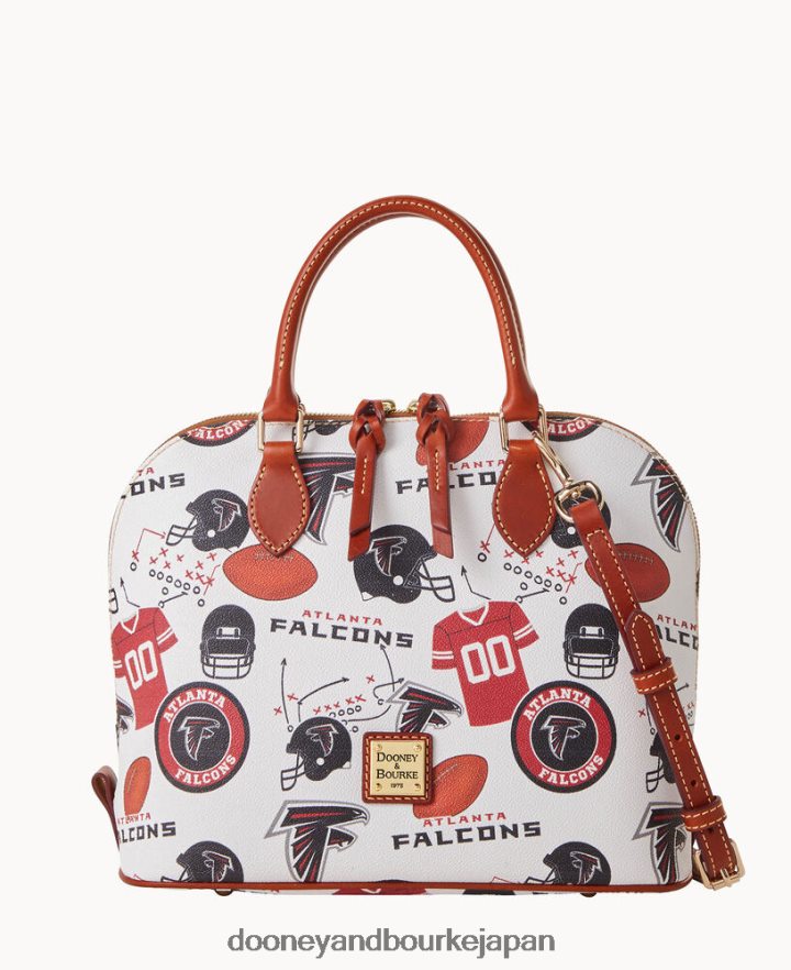 Dooney & Bourke NFL ジップ ジップ サッチェル ハヤブサ バッグ T6X2XP319