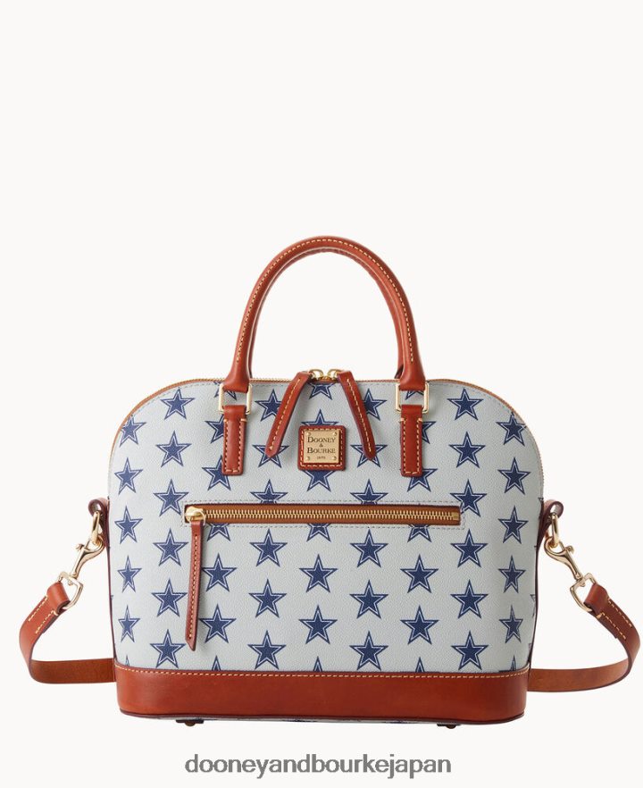 Dooney & Bourke NFLドームジップサッチェル カウボーイ バッグ T6X2XP322