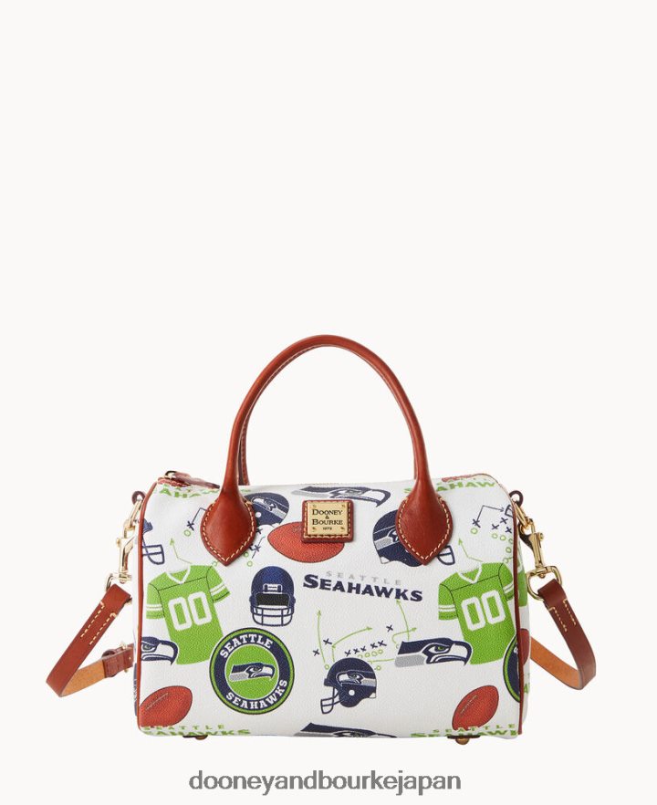 Dooney & Bourke NFLバレルサッチェル シーホークス バッグ T6X2XP454