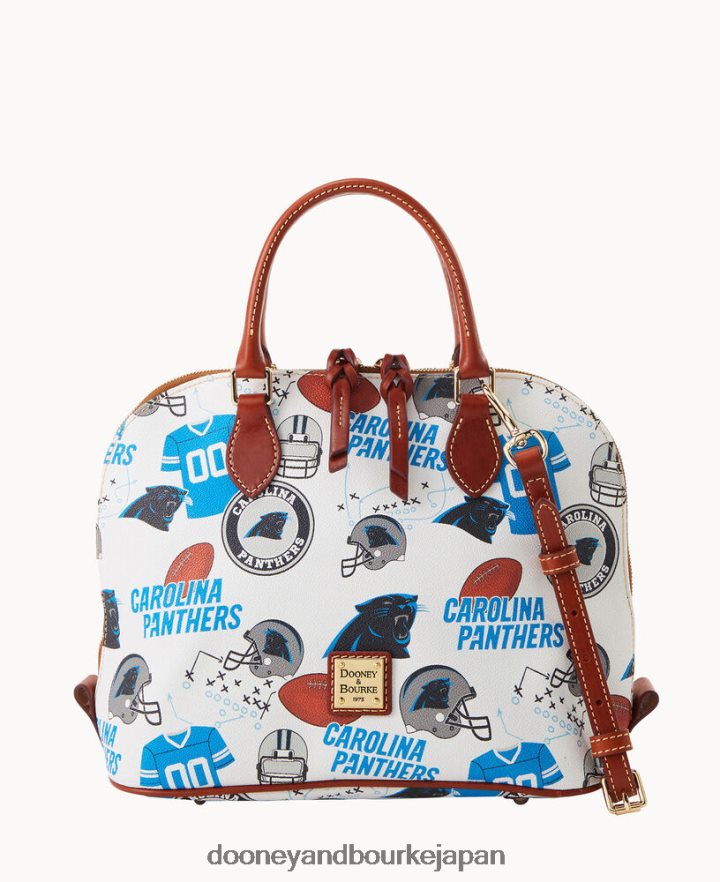 Dooney & Bourke NFL ジップ ジップ サッチェル パンサー バッグ T6X2XP456