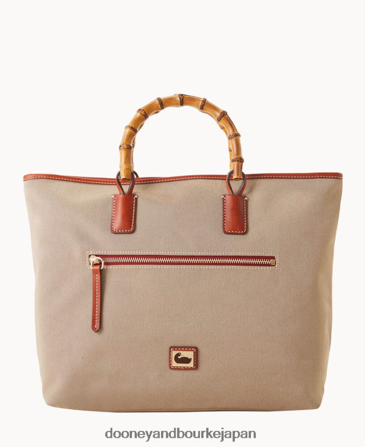 Dooney & Bourke バンブーハンドルトートバッグ カーキ バッグ T6X2XP1009