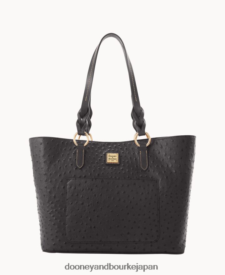 Dooney & Bourke ダチョウのタミートート 黒 バッグ T6X2XP1214