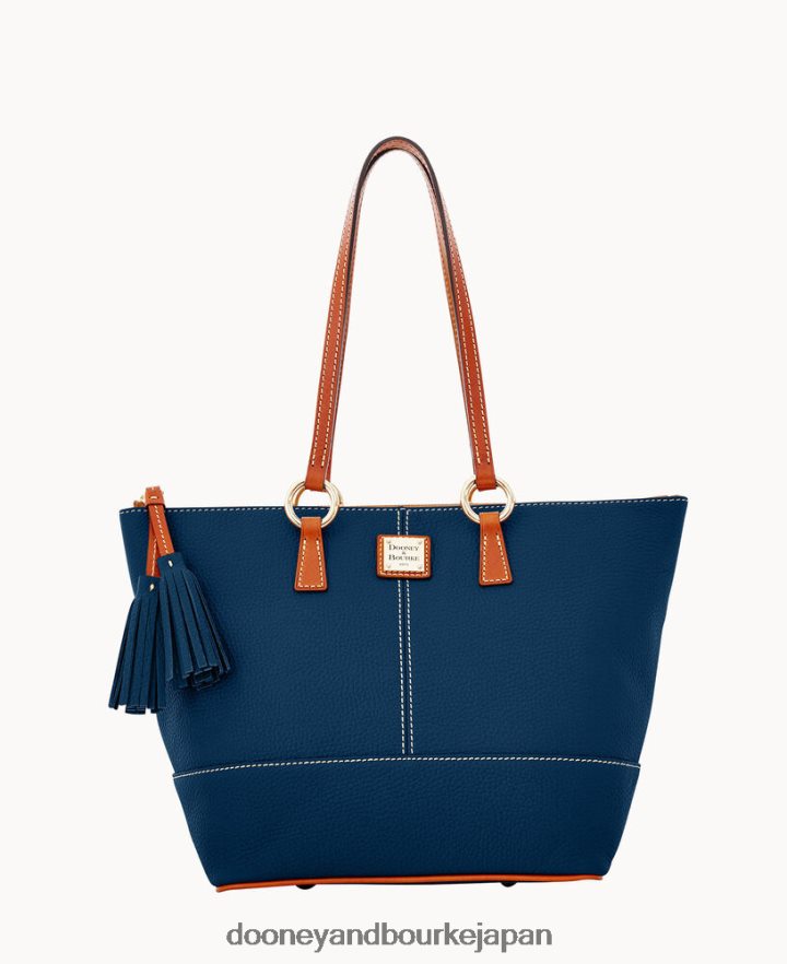 Dooney & Bourke 小石粒スモールトビトート ミッドナイトブルー バッグ T6X2XP1346