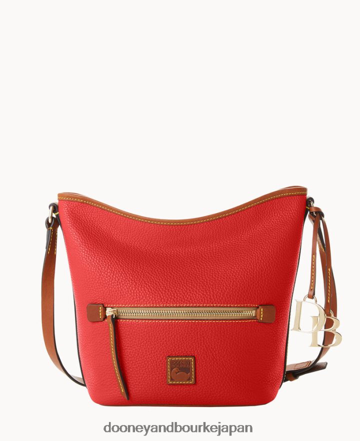 Dooney & Bourke ペブルグレイン ジップサック 赤 バッグ T6X2XP1550