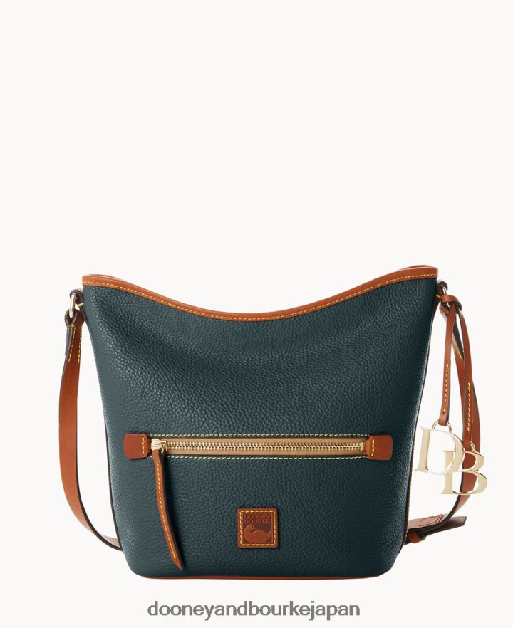 Dooney & Bourke ペブルグレイン ジップサック 森 バッグ T6X2XP1551