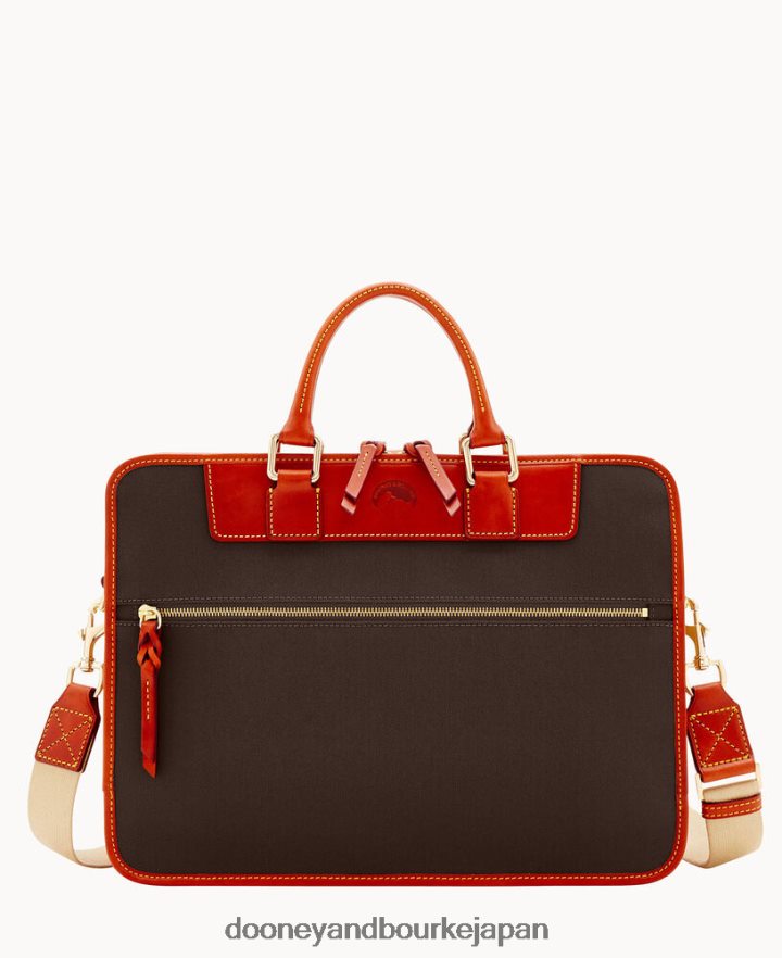 Dooney & Bourke エグゼクティブ カブリオレ ブルックリン ブリーフケース チョコレート バッグ T6X2XP1629