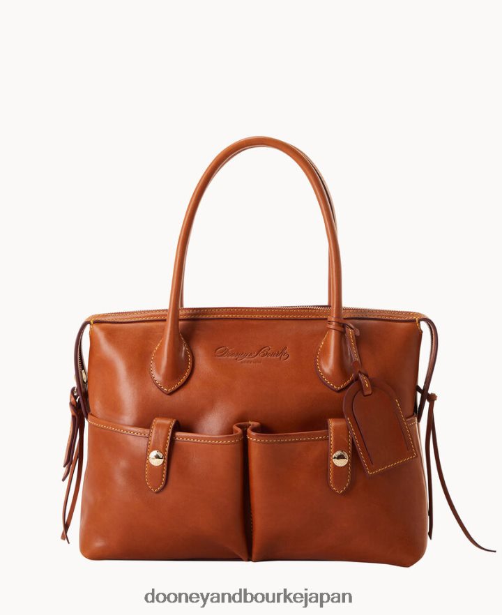 Dooney & Bourke フィレンツェ ミディアム イースト ウェスト ランドセル 自然 バッグ T6X2XP209