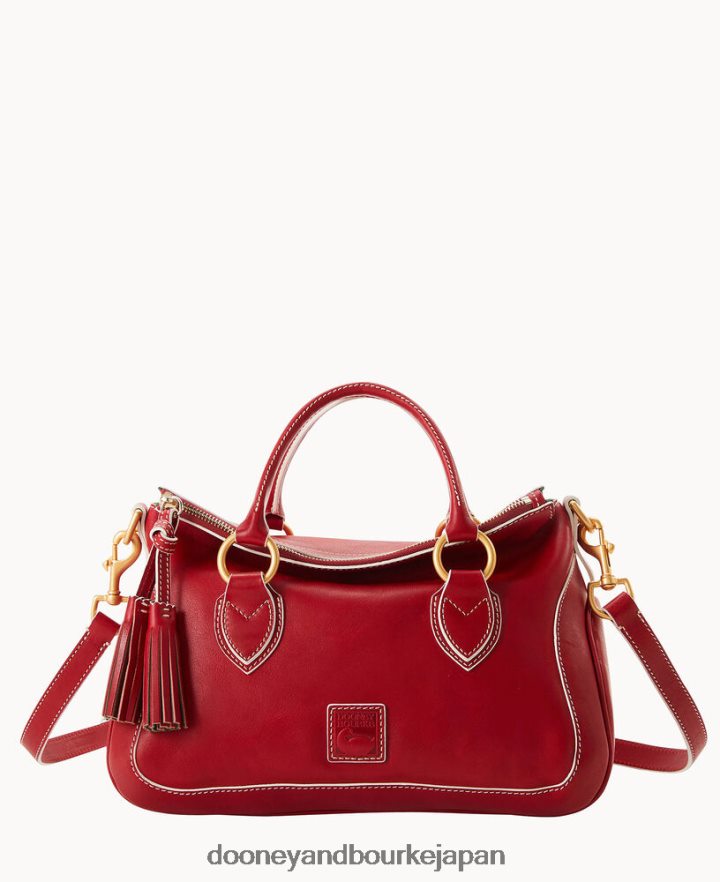 Dooney & Bourke フィレンツェ ミディアム サッチェル 赤 バッグ T6X2XP217