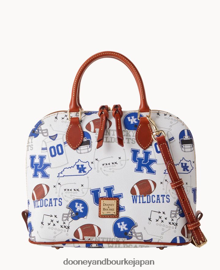 Dooney & Bourke カレッジケンタッキー ジップ ジップ サッチェル ケンタッキーの君 バッグ T6X2XP279