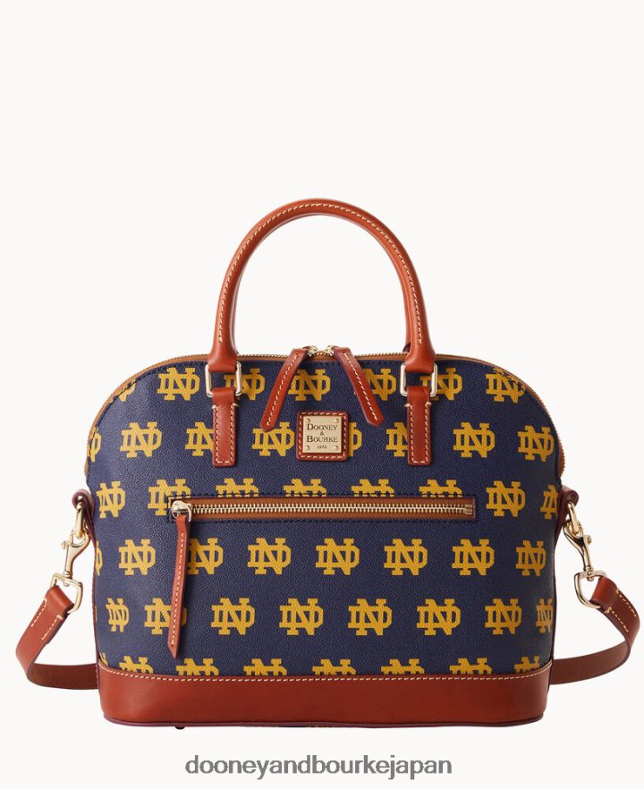Dooney & Bourke カレッジドームジップサッチェル ノートルダム大聖堂 バッグ T6X2XP320