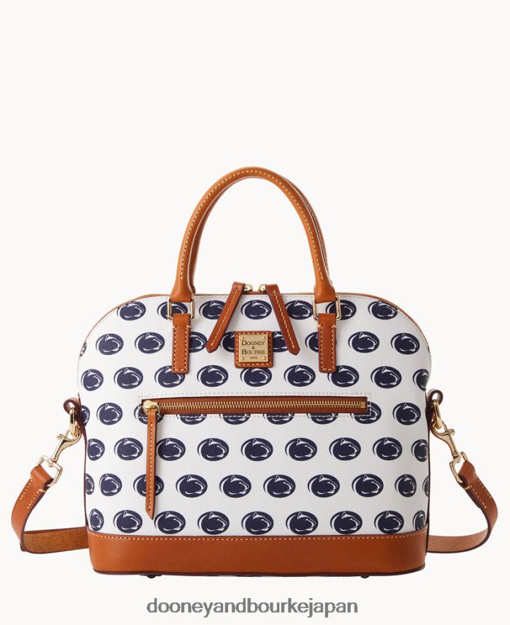 Dooney & Bourke カレッジドームジップサッチェル ペン州 バッグ T6X2XP342