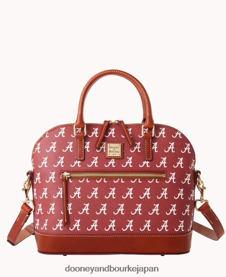 Dooney & Bourke カレッジ アラバマ ドーム型 ジップ サッチェル アラバマのあなた バッグ T6X2XP363