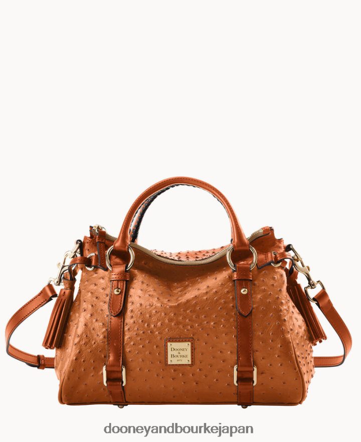 Dooney & Bourke ダチョウのかばん カラメル バッグ T6X2XP395