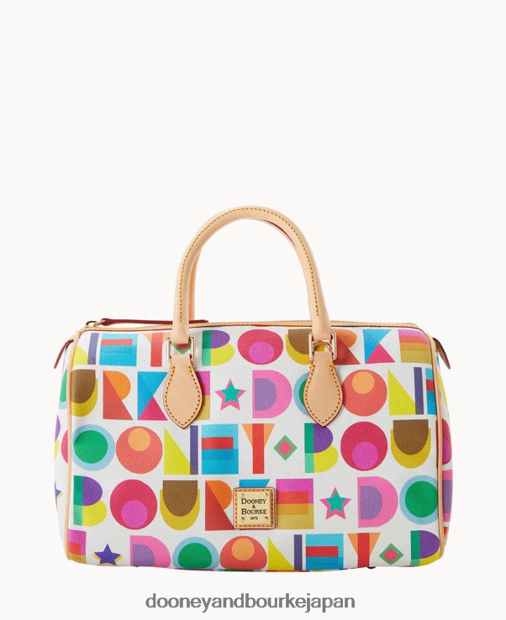 Dooney & Bourke アールデコ調のかばん 白 バッグ T6X2XP625