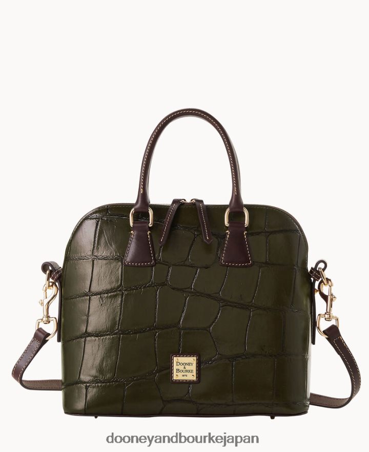 Dooney & Bourke デニソン サッチェル オリーブ バッグ T6X2XP630