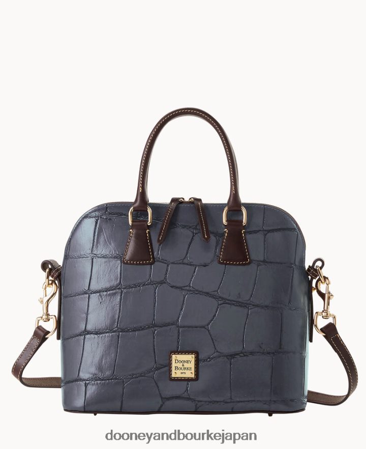 Dooney & Bourke デニソン サッチェル スチールブルー バッグ T6X2XP631