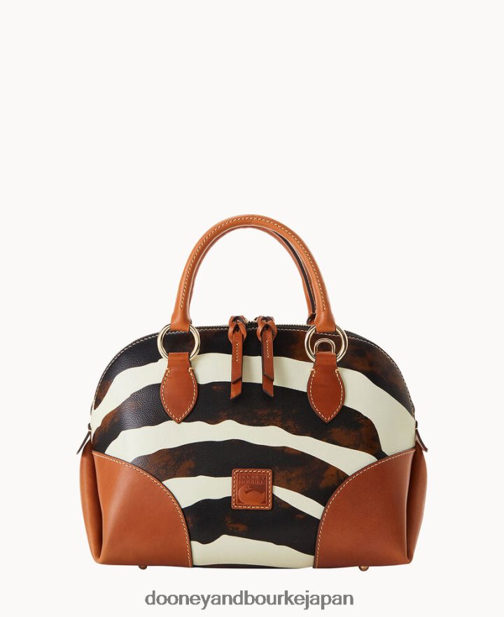Dooney & Bourke レザードーム型サッチェル シマウマ バッグ T6X2XP646