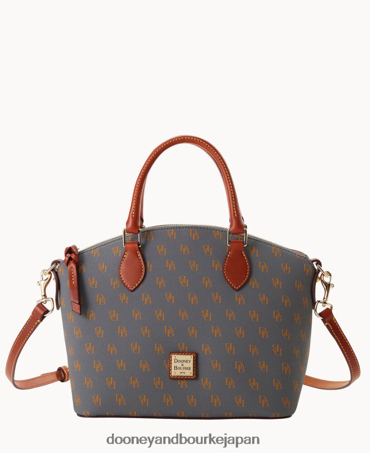 Dooney & Bourke グレッタ ジーナ サッチェル スレート バッグ T6X2XP665