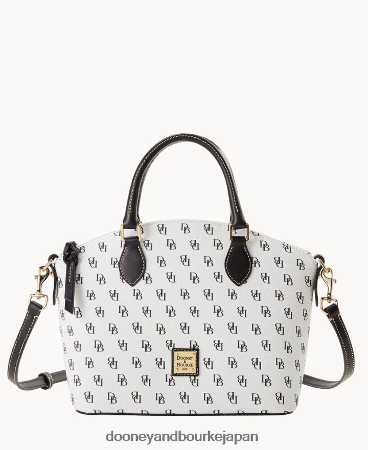 Dooney & Bourke グレッタ ジーナ サッチェル 白 バッグ T6X2XP666