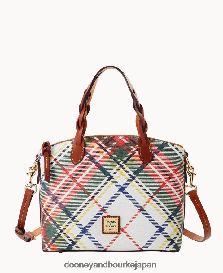 Dooney & Bourke ウィンザー スモール ハイジ サッチェル 白 バッグ T6X2XP685