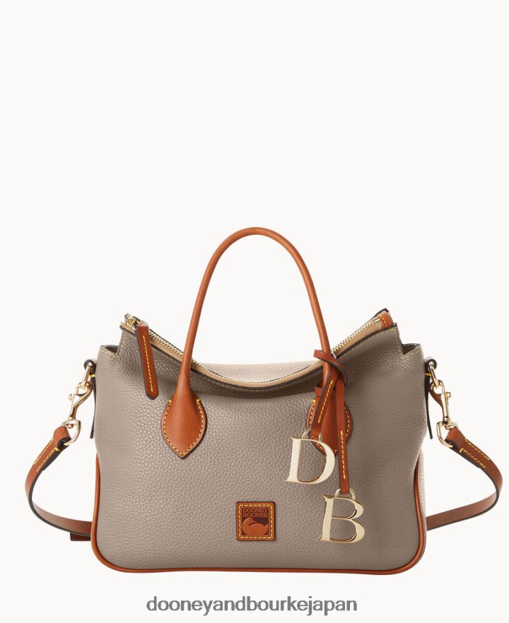 Dooney & Bourke ペブルグレイン サッチェル トープ バッグ T6X2XP7