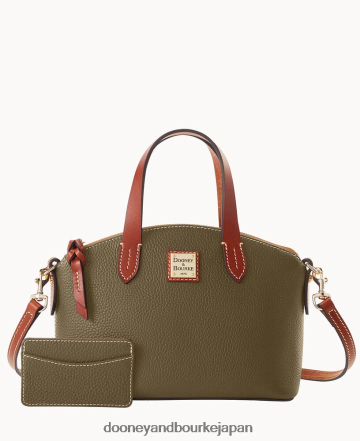 Dooney & Bourke 小石粒ルビー カードケース付きバッグ オリーブ バッグ T6X2XP724