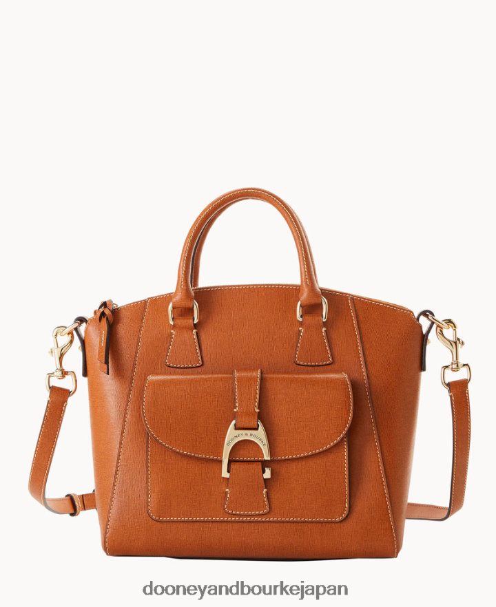 Dooney & Bourke サフィアーノ ナオミ サッチェル 自然 バッグ T6X2XP805