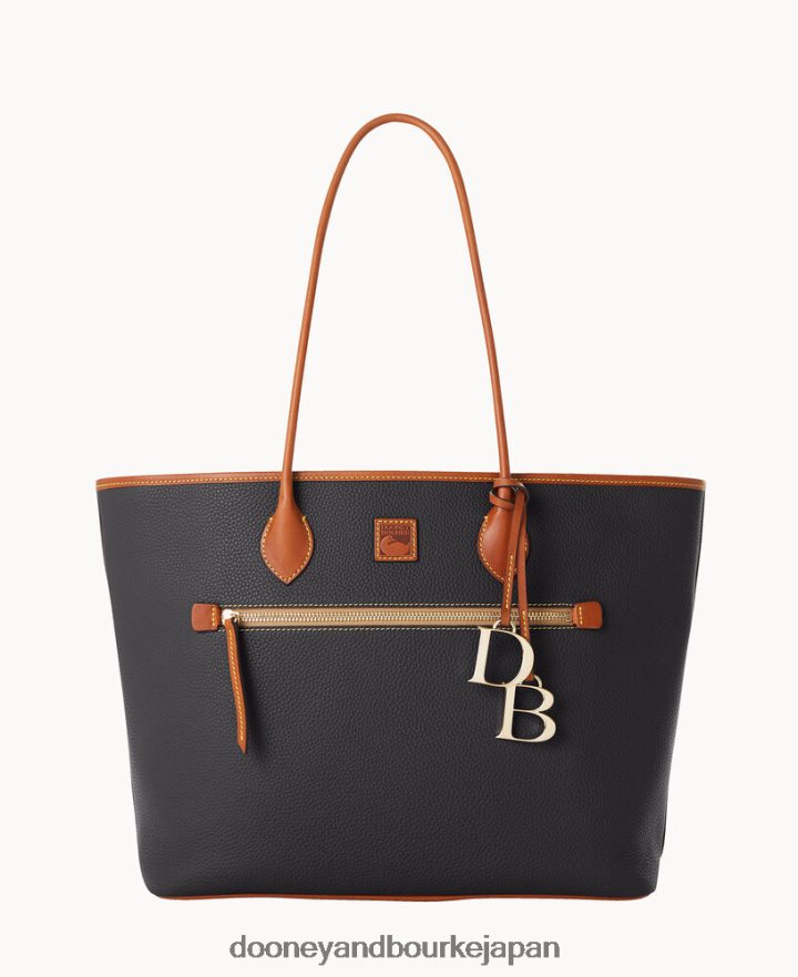 Dooney & Bourke ペブルグレイン ラージトート 黒 バッグ T6X2XP839