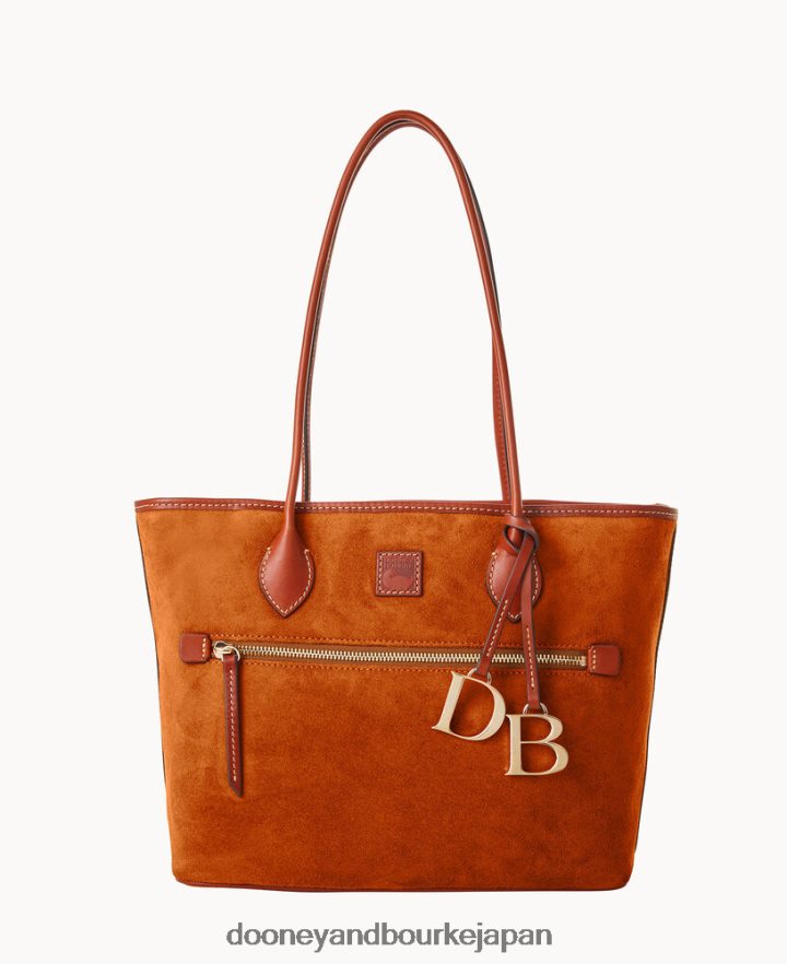 Dooney & Bourke スエードトートバッグ アンバー バッグ T6X2XP909