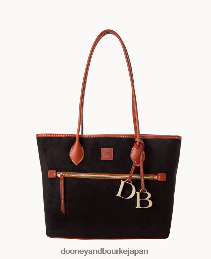 Dooney & Bourke スエードトートバッグ 黒 バッグ T6X2XP910