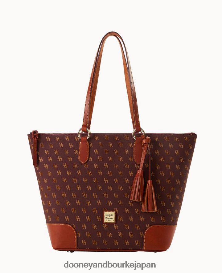 Dooney & Bourke グレッタキャリアトート ボルドー バッグ T6X2XP935