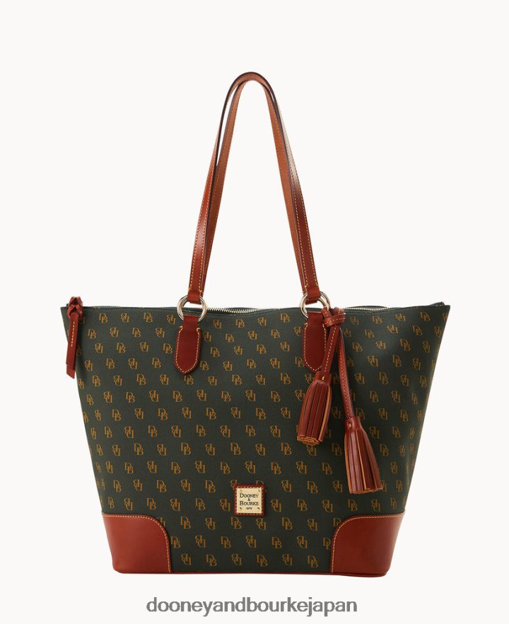Dooney & Bourke グレッタキャリアトート アイビー バッグ T6X2XP936