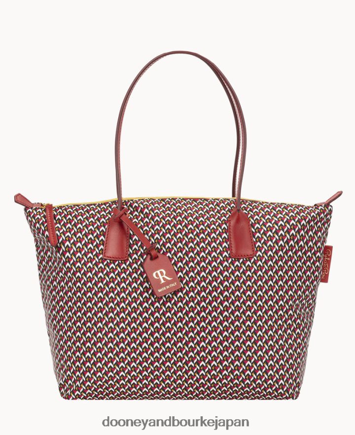 Dooney & Bourke ロベルタ ピエリ タタミ クラシック ラージ ロベルティナ トート ルビー バッグ T6X2XP985