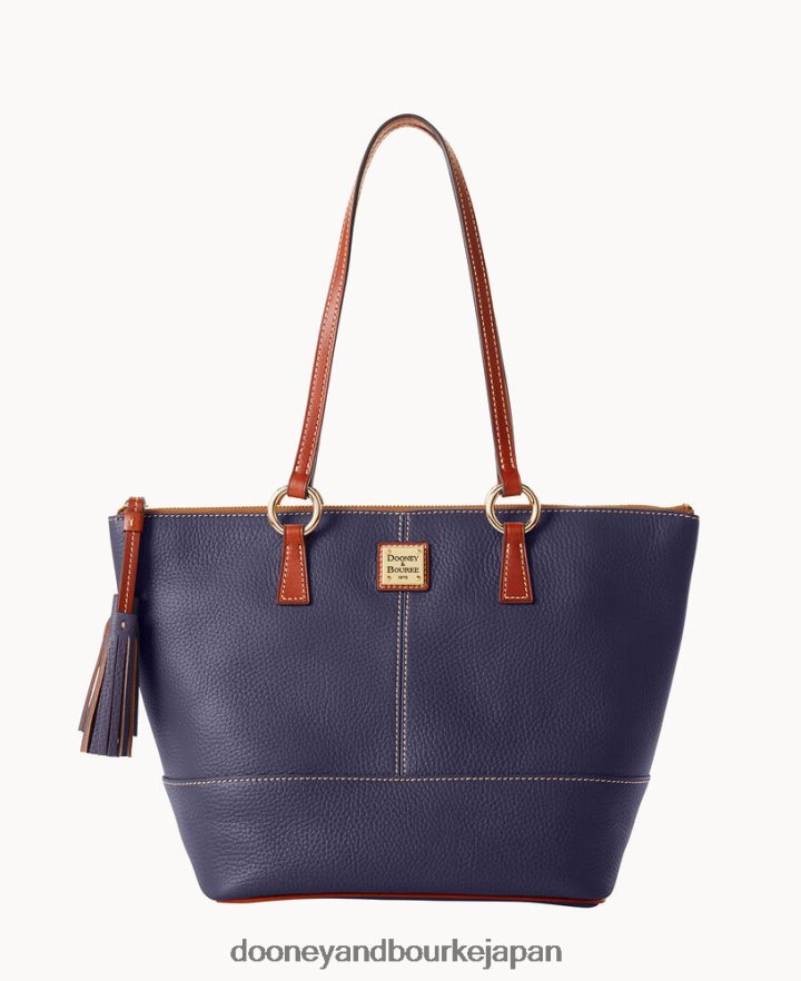 Dooney & Bourke 小石粒スモールトビトート ミッドナイトブルー バッグ T6X2XP990