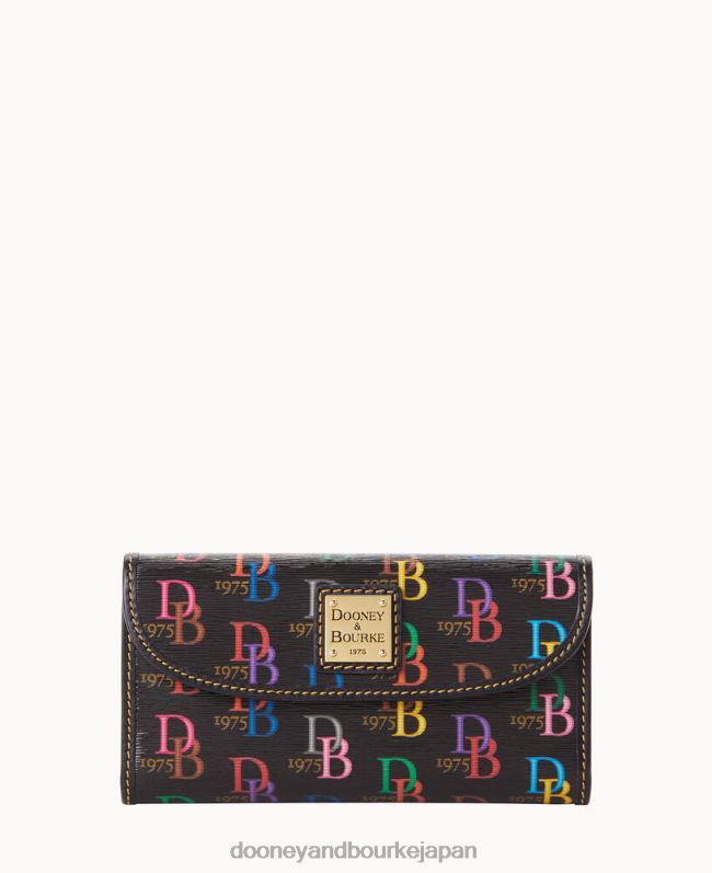 Dooney & Bourke db75 マルチコンチネンタルクラッチ A4V004249 アクセサリー 黒