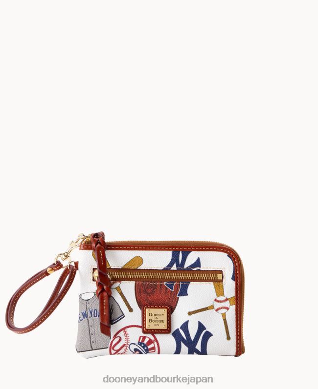 Dooney & Bourke mlb マルチファンクションジップアラウンド A4V004312 アクセサリー ヤンキース