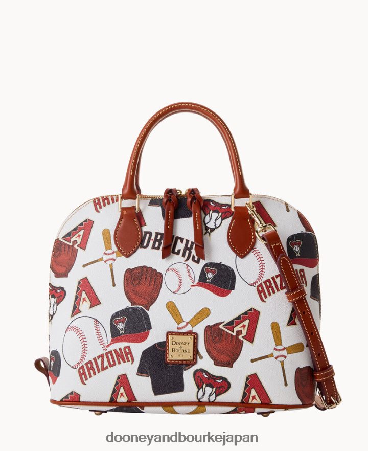 Dooney & Bourke mlb ジップ ジップ サッチェル ダイヤモンドバックス バッグ T6X2XP218