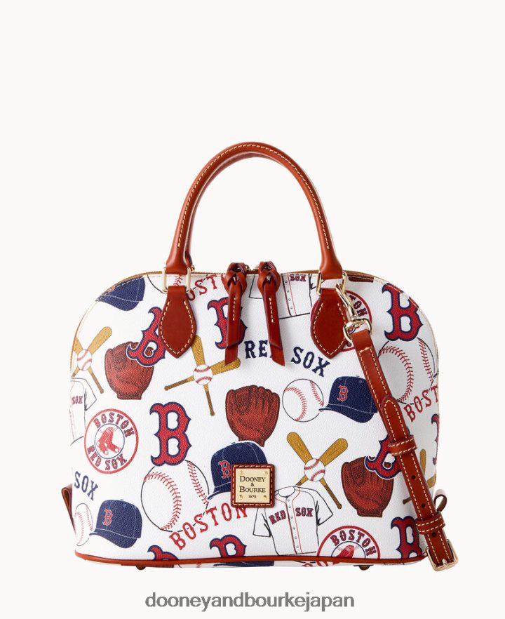 Dooney & Bourke mlb ジップ ジップ サッチェル レッドソックス バッグ T6X2XP246