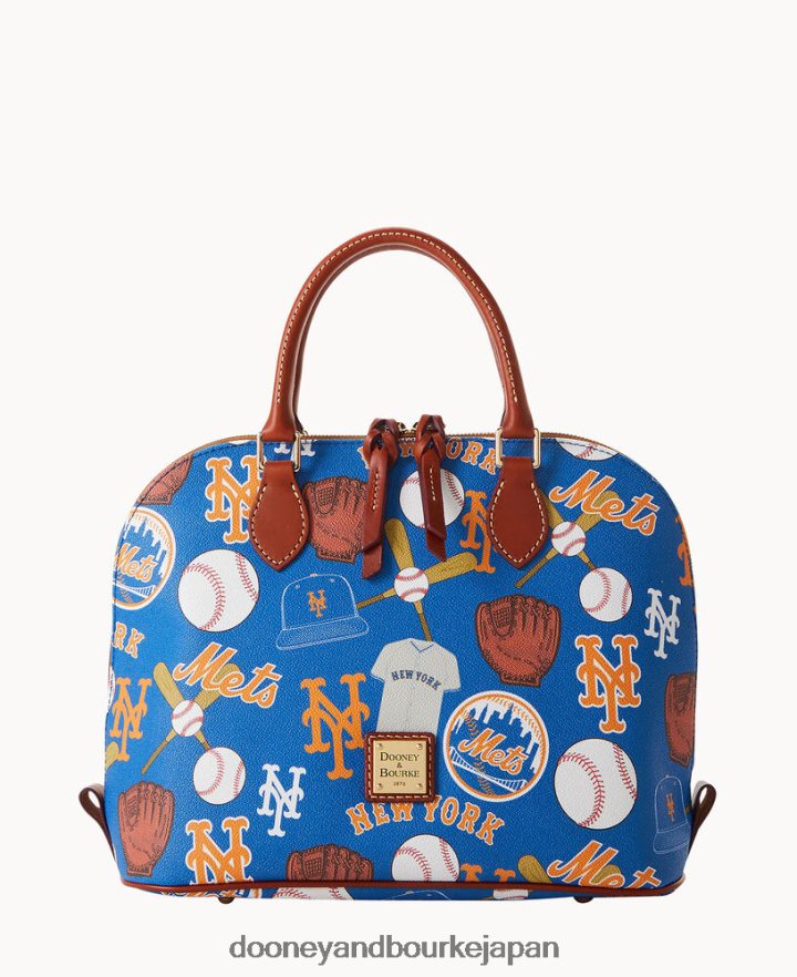 Dooney & Bourke mlb ジップ ジップ サッチェル メッツ バッグ T6X2XP329