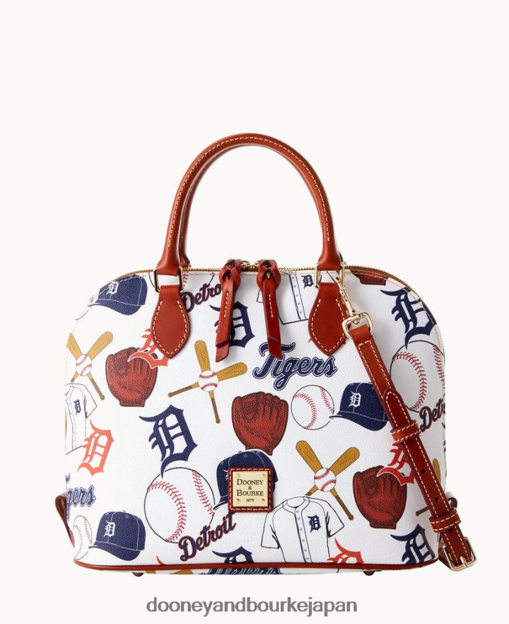 Dooney & Bourke mlb ジップ ジップ サッチェル トラ バッグ T6X2XP331