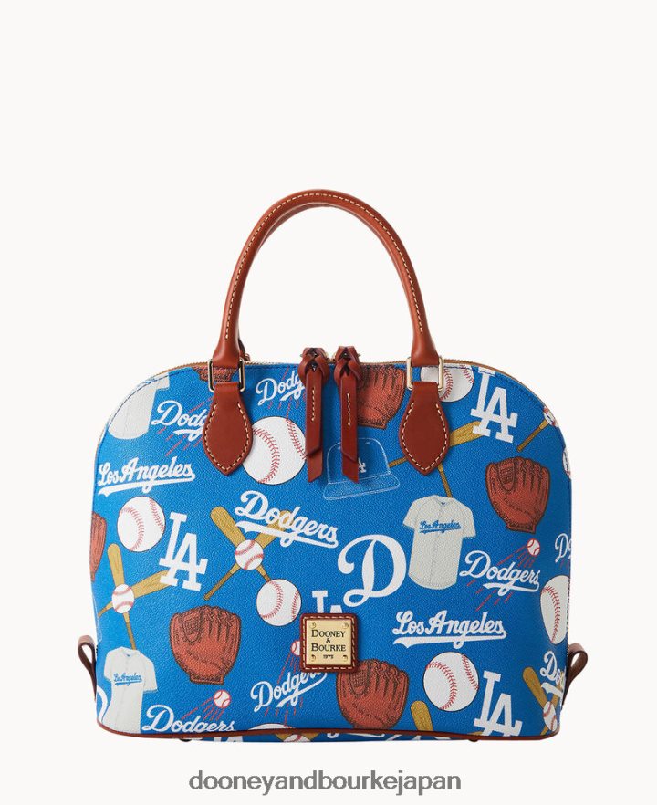 Dooney & Bourke mlb ジップ ジップ サッチェル ドジャース バッグ T6X2XP360