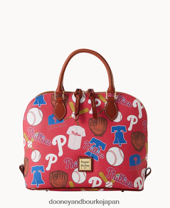 Dooney & Bourke mlb ジップ ジップ サッチェル フィリーズ バッグ T6X2XP361